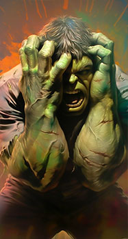 Hulk Arte coleccionable exclusivo