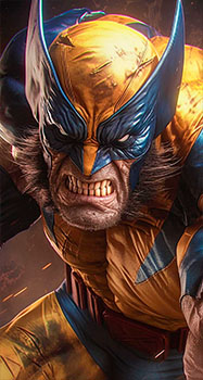 Wolverine Arte coleccionable exclusivo